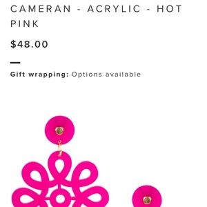 Lisi Lerch Cameron Acrylic Statement Earrings